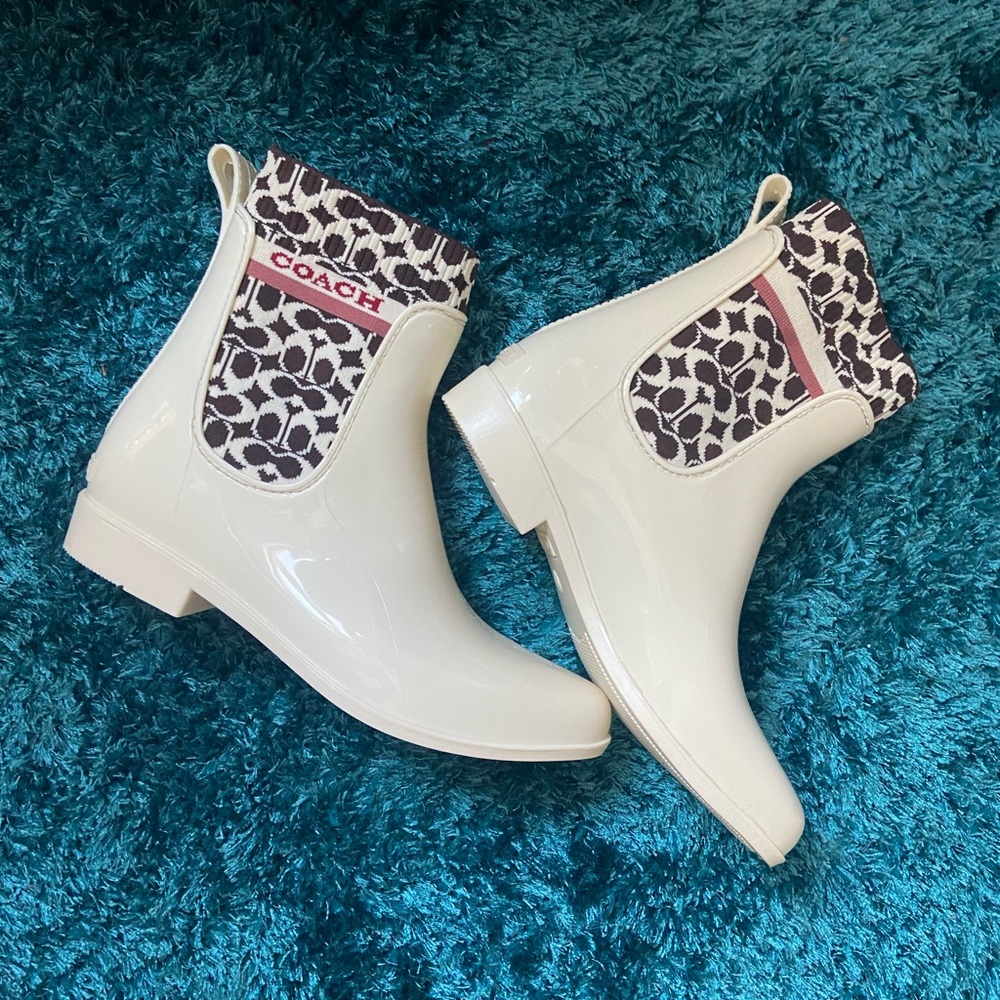 Coach rain boots